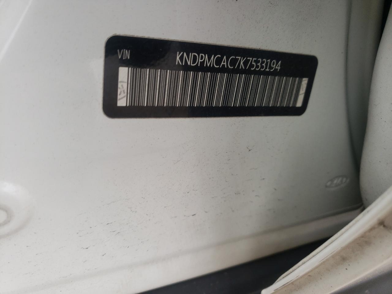 KNDPMCAC7K7533194 2019 Kia Sportage Lx