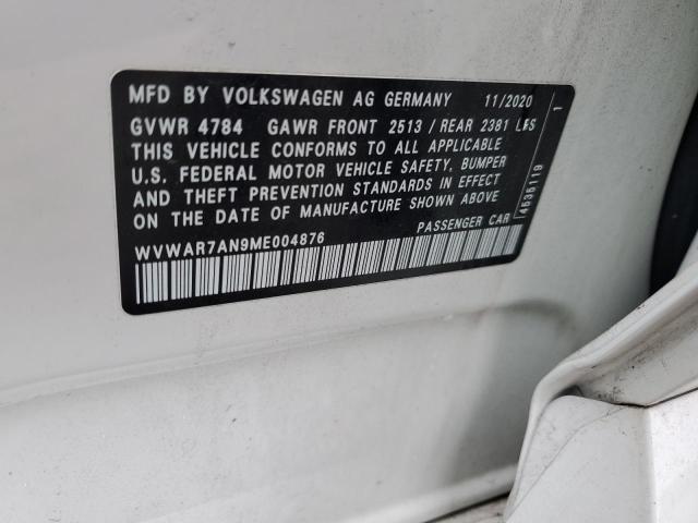 2021 VOLKSWAGEN ARTEON SE - WVWAR7AN9ME004876