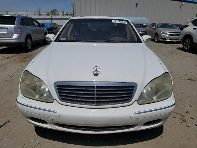 2001 Mercedes-Benz S 500 VIN: WDBNG75J51A163393 Lot: 52210564