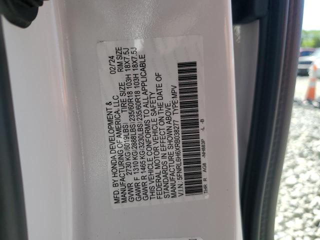2024 HONDA ODYSSEY 5FNRL6H6XRB038277
