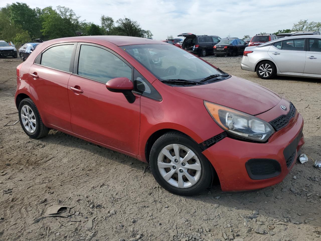 KNADM5A38D6285154 2013 Kia Rio Lx