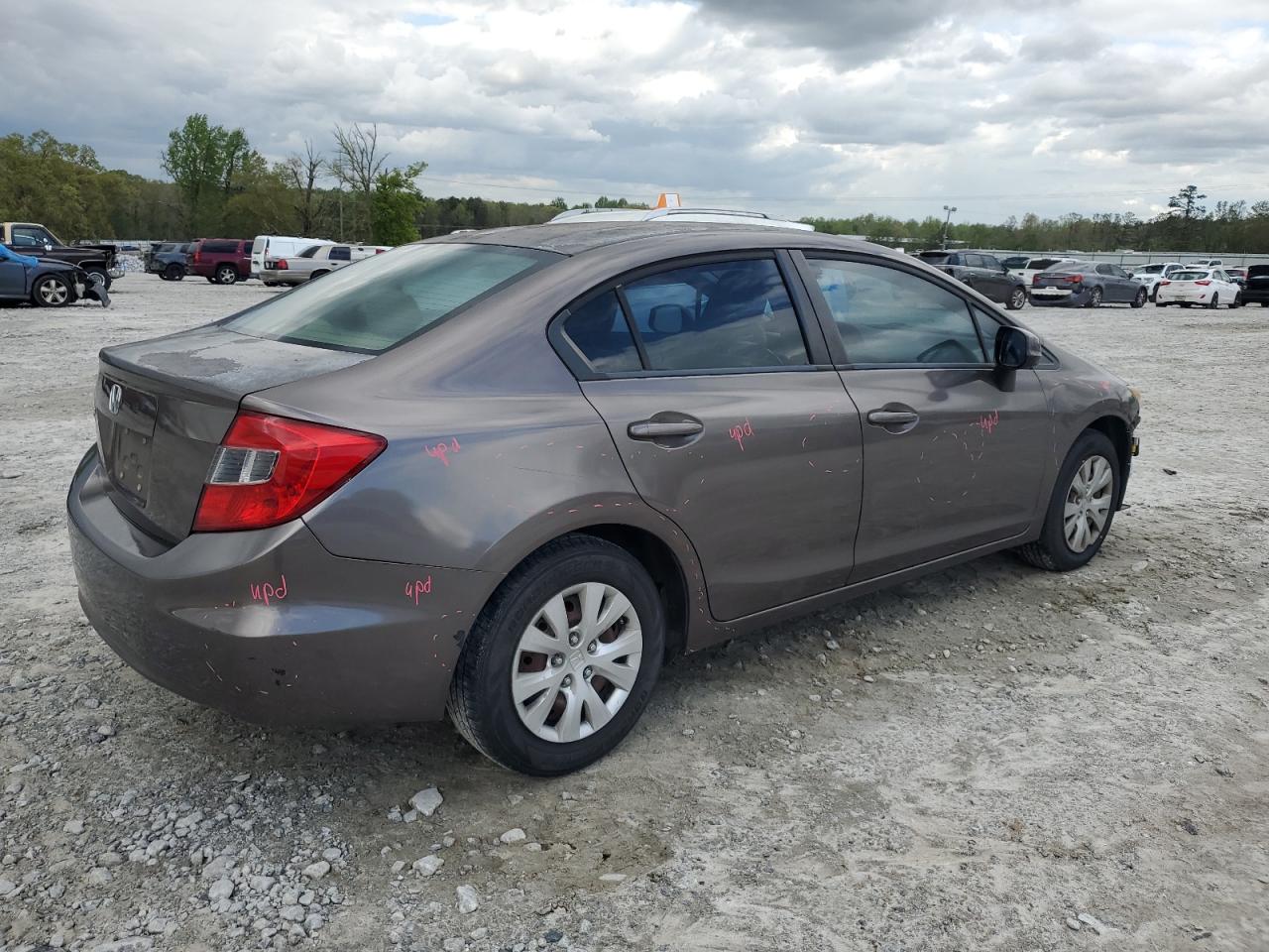 2HGFB2F51CH570061 2012 Honda Civic Lx