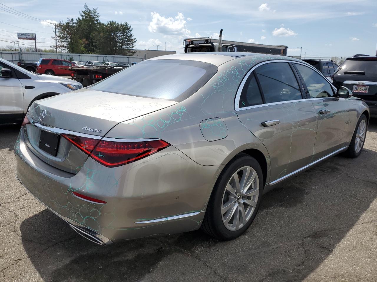 W1K6G6DB0NA135989 2022 Mercedes-Benz S 500 4Matic