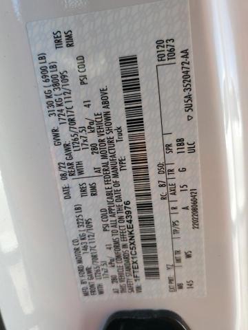 2022 FORD F150 SUPER - 1FTEX1C5XNKE43976