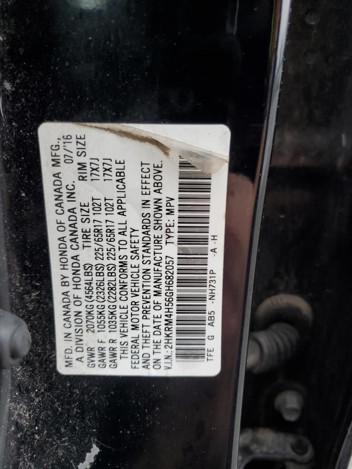 2HKRM4H56GH682057 2016 Honda Cr-V Ex