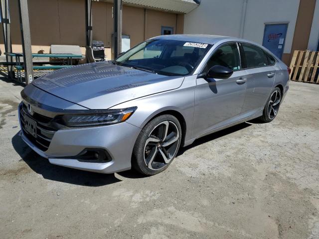 Lot #2573757315 2021 HONDA ACCORD SPO salvage car