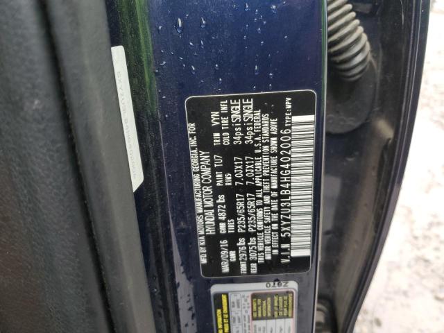 2017 Hyundai Santa Fe Sport VIN: 5XYZU3LB4HG402006 Lot: 50169334