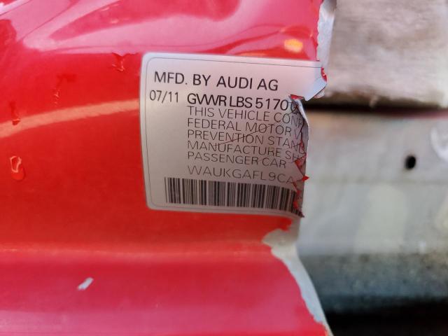  AUDI S4/RS4 2012 Червоний