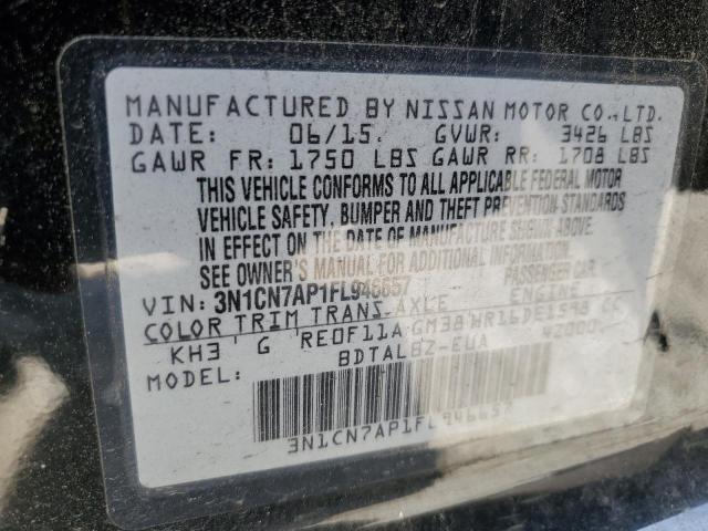 2015 NISSAN VERSA S - 3N1CN7AP1FL946657
