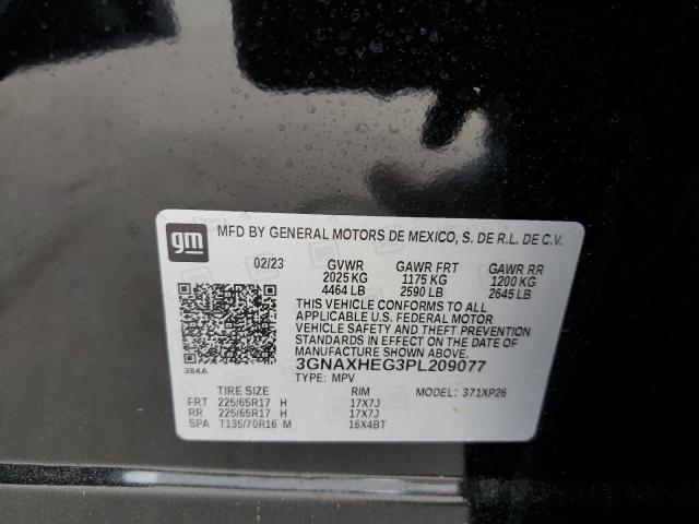 2023 CHEVROLET EQUINOX LS 3GNAXHEG3PL209077