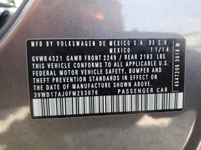 2015 VOLKSWAGEN JETTA SE - 3VWD17AJ0FM253076
