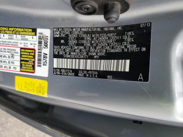 Lot #2502947934 2013 TOYOTA SIENNA LE salvage car