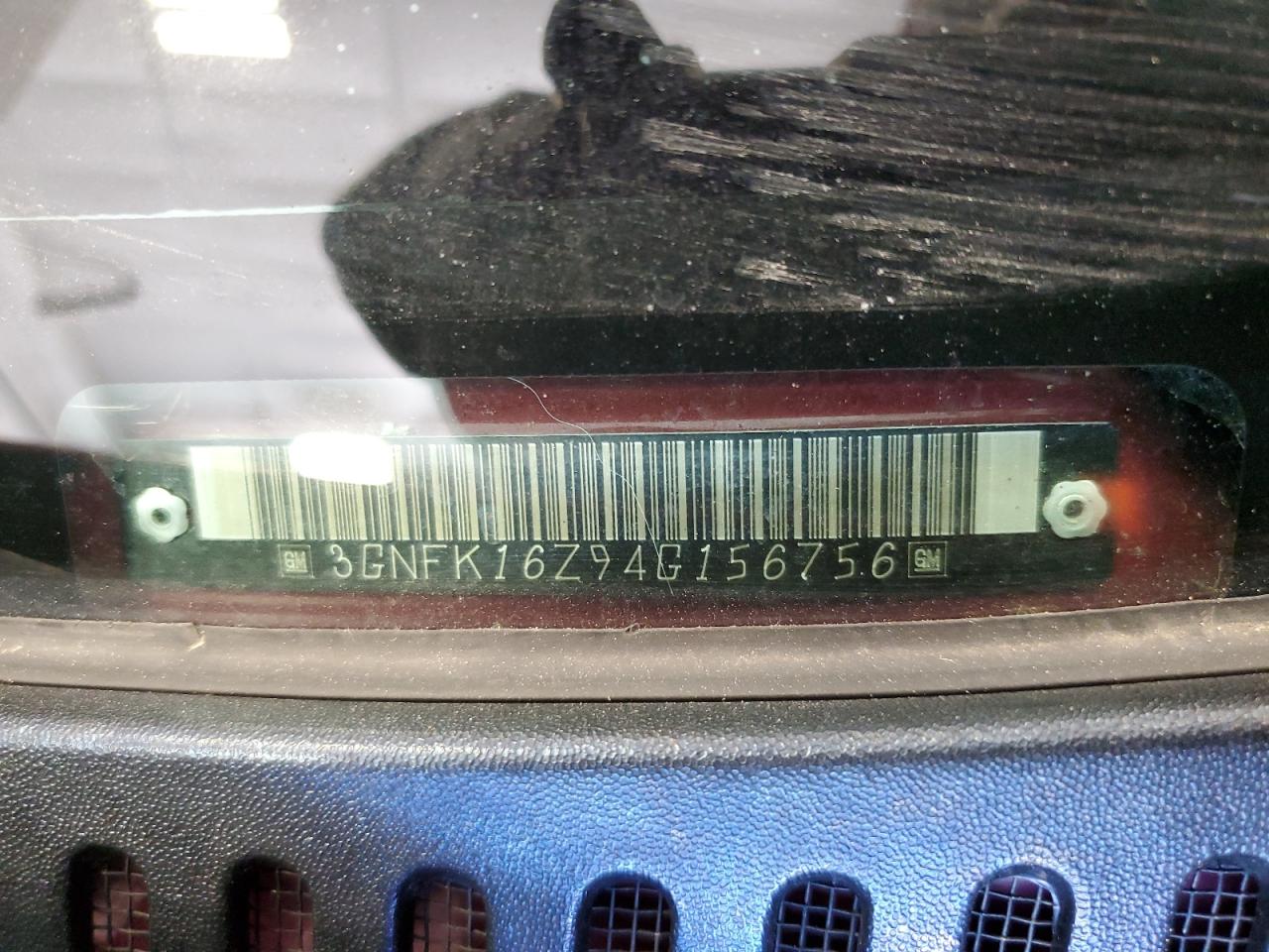 3GNFK16Z94G156756 2004 Chevrolet Suburban K1500