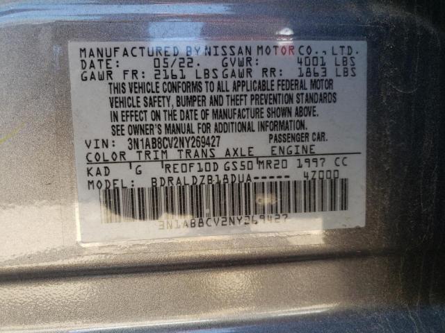 2022 Nissan Sentra Sv VIN: 3N1AB8CV2NY269427 Lot: 52289794