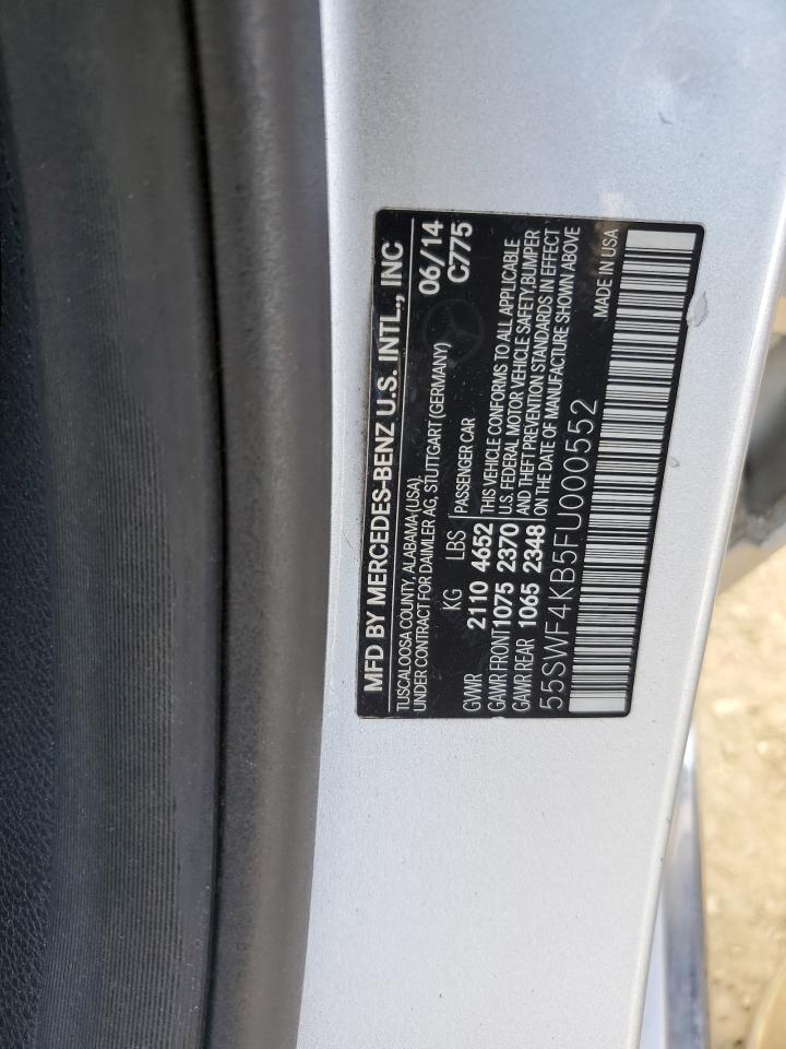 55SWF4KB5FU000552 2015 Mercedes-Benz C 300 4Matic