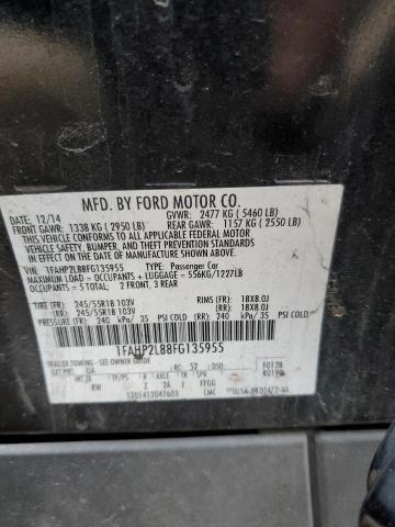 2015 FORD TAURUS POL - 1FAHP2L88FG135955