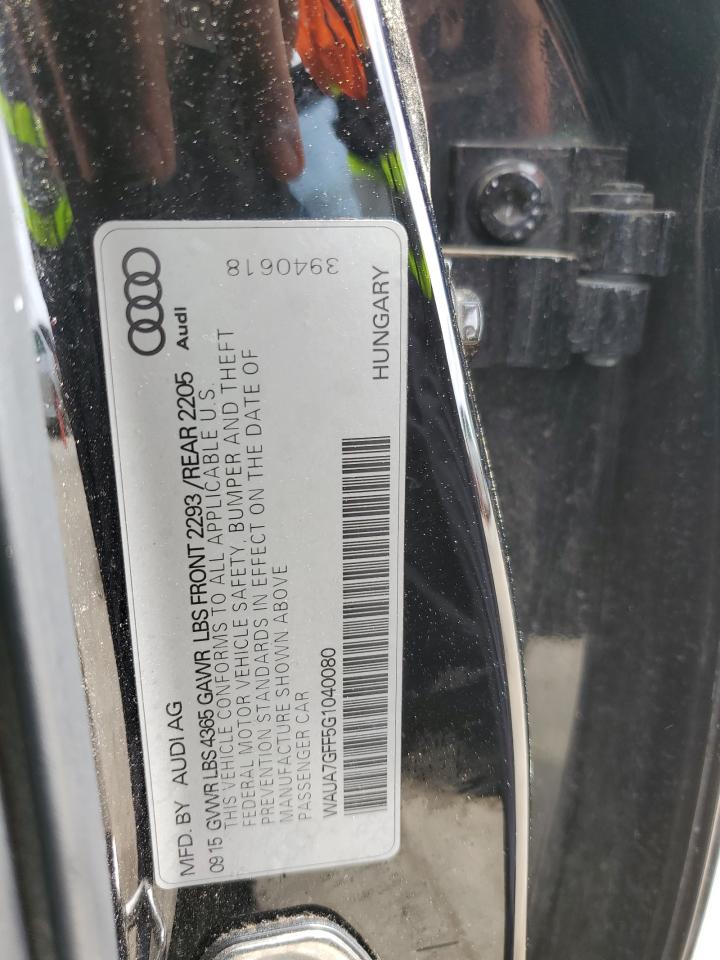 WAUA7GFF5G1040080 2016 Audi A3 Premium