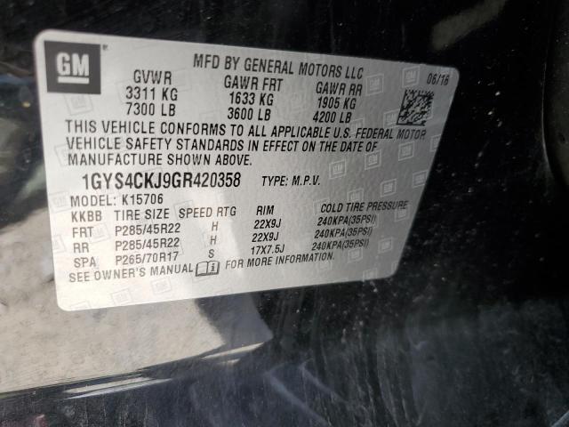 2016 CADILLAC ESCALADE P - 1GYS4CKJ9GR420358