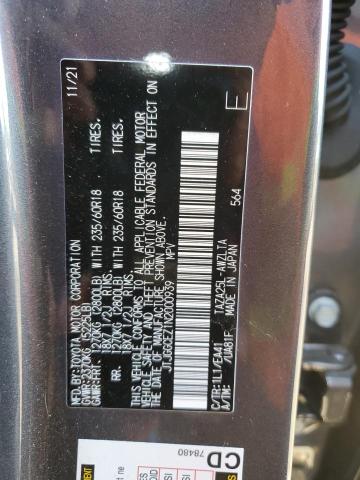 2022 Lexus Nx 350 VIN: JTJGGCEZ1N2000939 Lot: 51635724