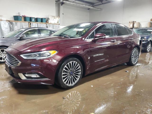 Lot #2457454218 2017 FORD FUSION SE salvage car