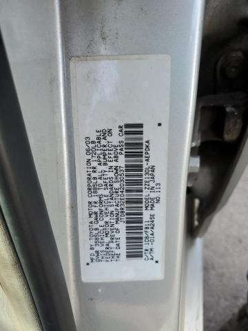 2004 TOYOTA COROLLA CE - JTDBR32E042030537