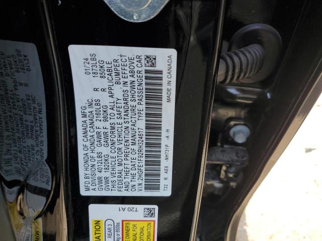 2024 HONDA CIVIC TOUR - 2HGFE1F92RH324617