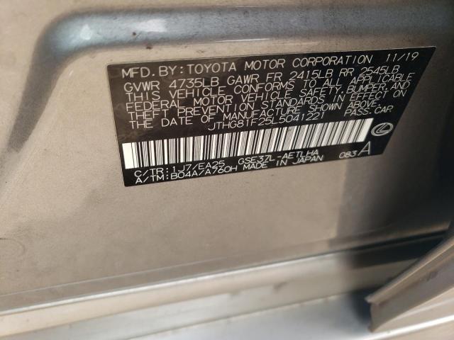 2020 LEXUS IS 300 F-S JTHG81F25L5041221