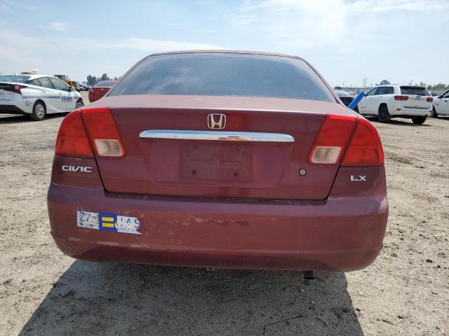 2002 Honda Civic Lx VIN: 2HGES16572H516431 Lot: 51545674