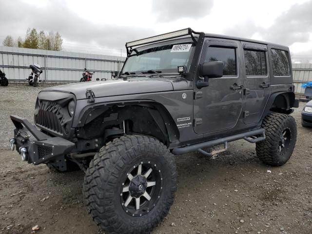 Lot #2522392120 2014 JEEP WRANGLER U salvage car