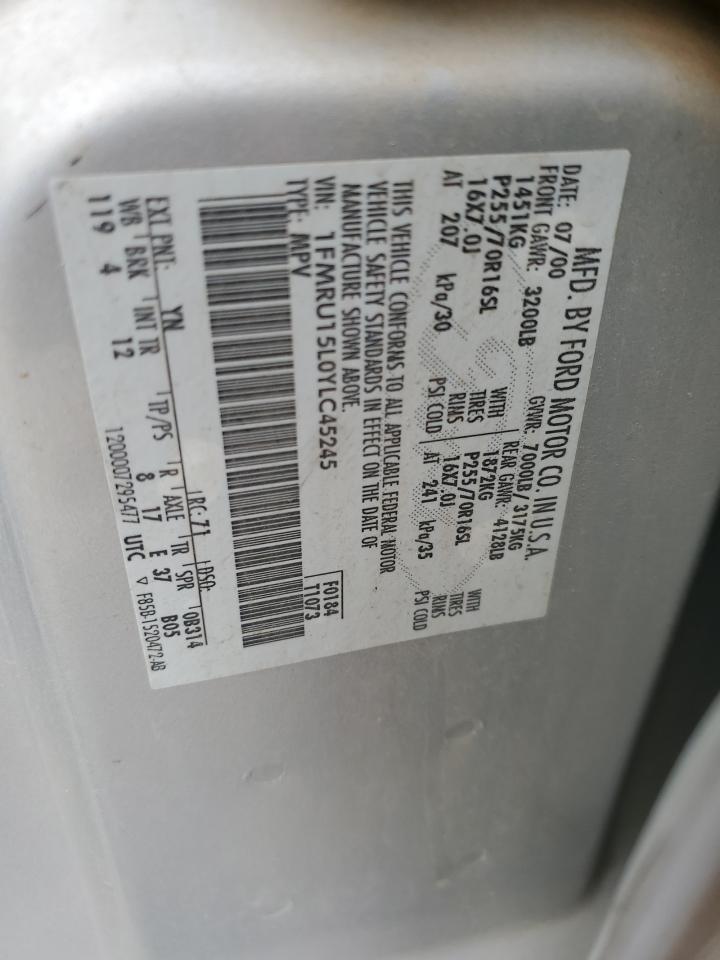 1FMRU15L0YLC45245 2000 Ford Expedition Xlt