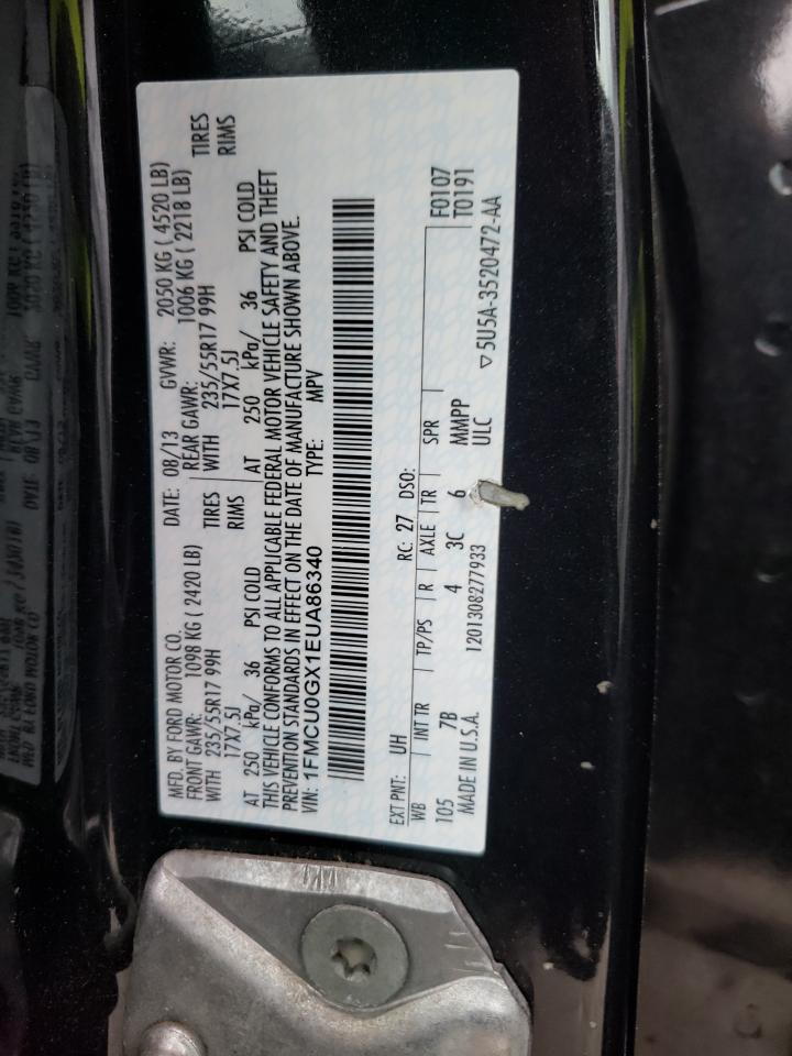 1FMCU0GX1EUA86340 2014 Ford Escape Se