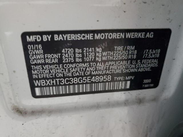 VIN WBXHT3C38G5E48958 2016 BMW X1, Xdrive28I no.13