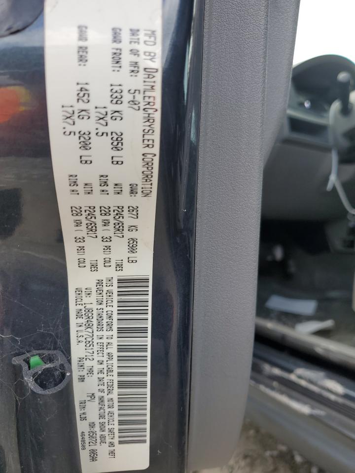 1J8GR48K77C651712 2007 Jeep Grand Cherokee Laredo