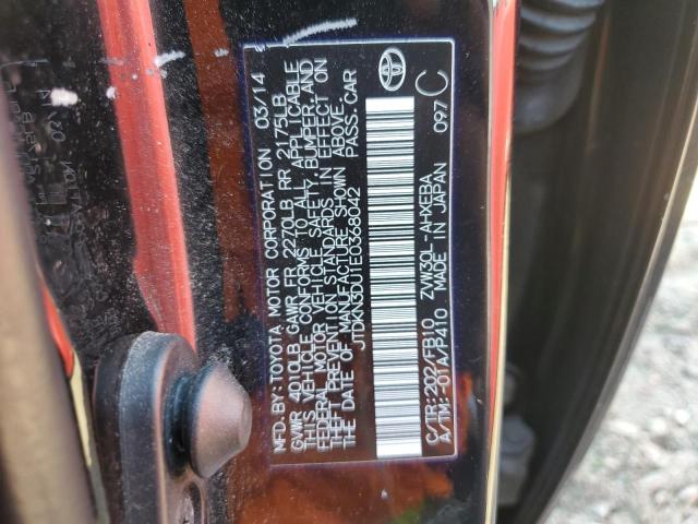 2014 Toyota Prius VIN: JTDKN3DU1E0368042 Lot: 50696864