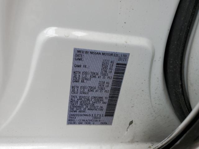 VIN 1N6ED1EK9RN611751 2024 NISSAN FRONTIER no.12