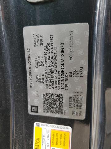 2018 Chevrolet Silverado C1500 VIN: 1GCNCNEC4JZ120670 Lot: 48459854