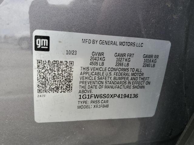 1G1FW6S0XP4194136 Chevrolet Bolt EV 1L 12