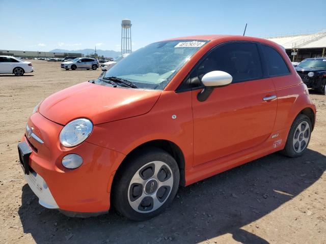 Lot #2471472025 2017 FIAT 500 ELECTR salvage car