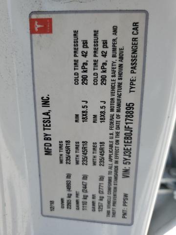 2018 TESLA MODEL 3 - 5YJ3E1EB0JF178895