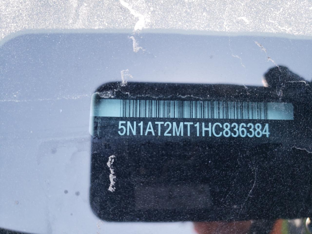 5N1AT2MT1HC836384 NISSAN ROGUE 2017