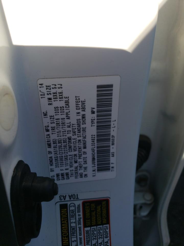 5J6RM4H34FL004622 2015 Honda Cr-V Lx