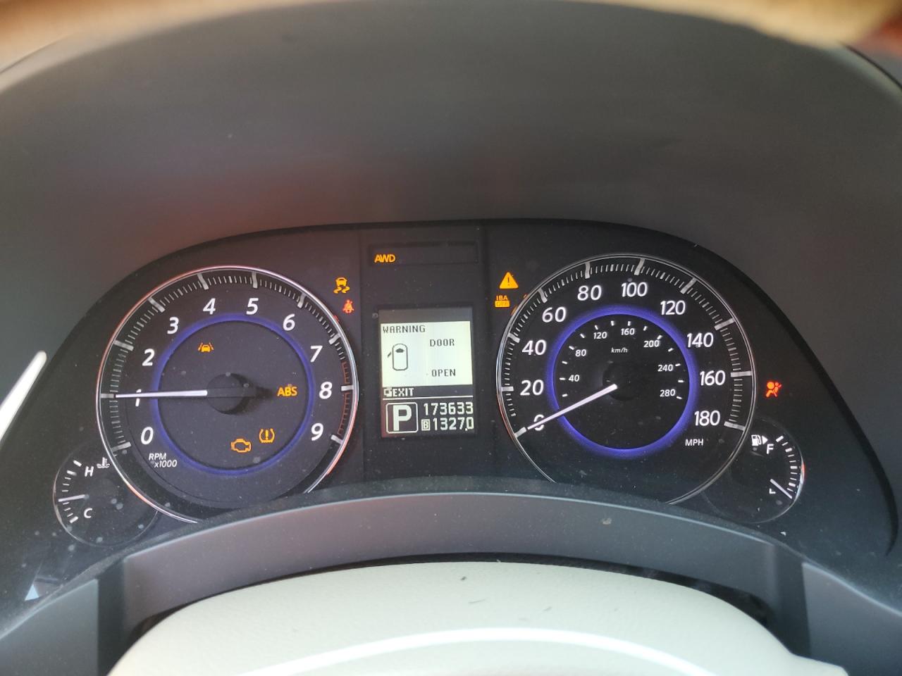 JN8CS1MW8DM170931 2013 Infiniti Fx37