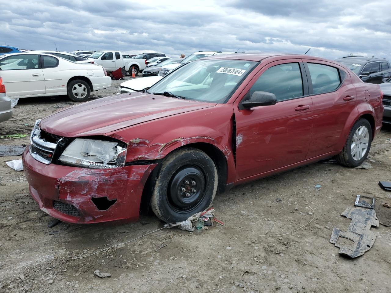 1C3CDZAB6EN196403 2014 Dodge Avenger Se