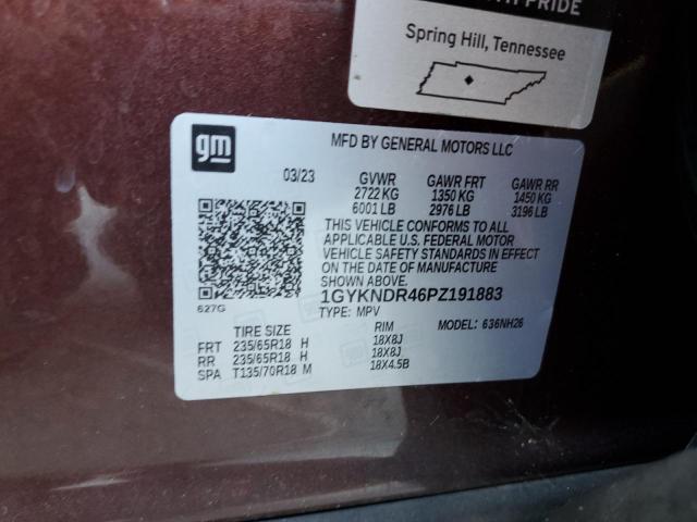 2023 Cadillac Xt5 Premium Luxury VIN: 1GYKNDR46PZ191883 Lot: 49825764