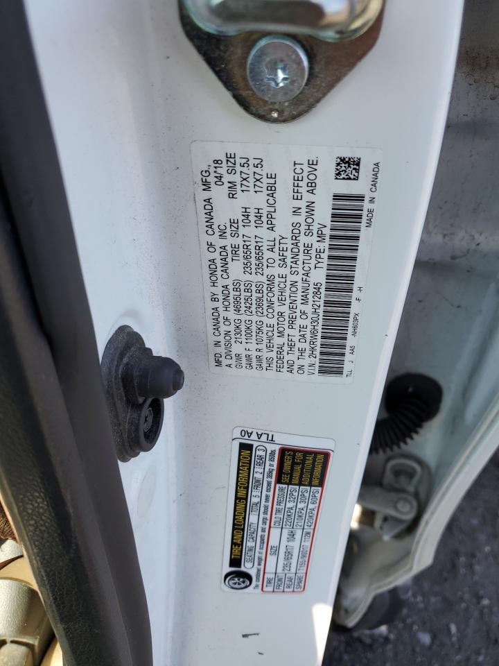 2HKRW6H30JH212845 HONDA CRV 2018