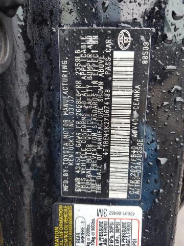 2007 Toyota Camry Ce VIN: 4T1BE46K27U674188 Lot: 50790494