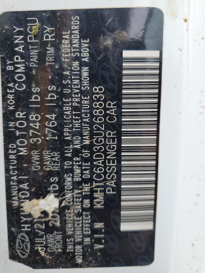 KMHTC6AD3GU268838 2016 Hyundai Veloster