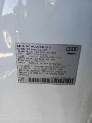 2013 Audi Q7 Prestige VIN: WA1DGAFE4DD004440 Lot: 51177474