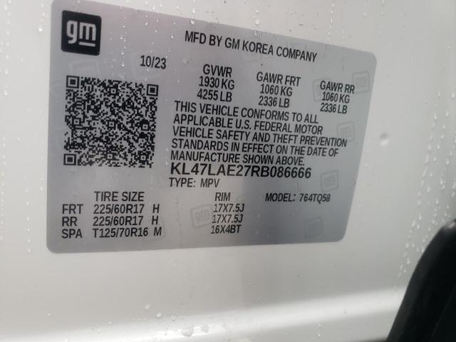 2024 BUICK ENVISTA PR - KL47LAE27RB086666