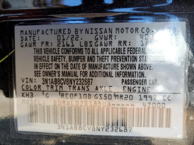 2022 Nissan Sentra Sv VIN: 3N1AB8CV8NY232687 Lot: 49320384